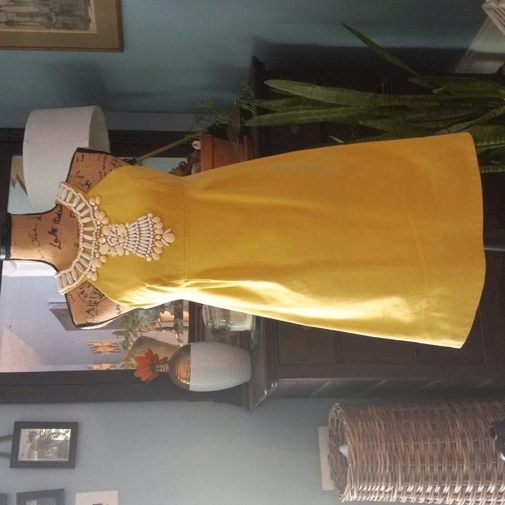 INC International Concepts Yellow Mini Dress